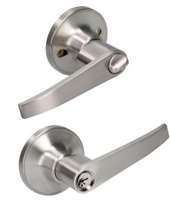 Manija tubular rect función recámara acabad níquel sati Lock