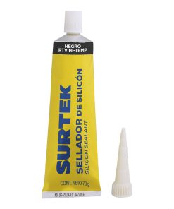 Silicón para alta temperatura en tubo negro 70gr Surtek