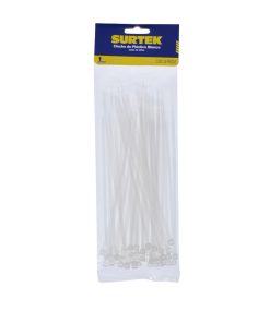 Cincho plástico 203 x 3.6mm 50 piezas natural Surtek