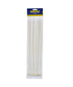 Cincho plástico 300 x 4.6mm 50 piezas blanco Surtek