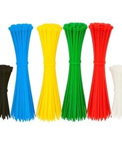 Cinchos de plásticos combinado s en bolsa, tensión 8 kg y 18 kg de 200 piezas, varios