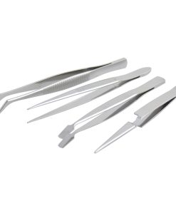 Juego de 4 pinzas precisión tipo tweezer Surtek