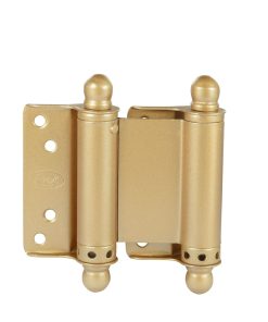 Juego 2 bisagra doble acción latón brillante Lock
