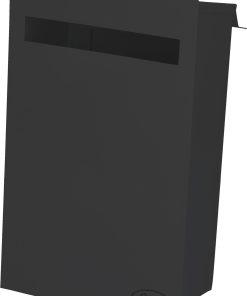 Buzón negro 21.5x35x10.5cm Lock