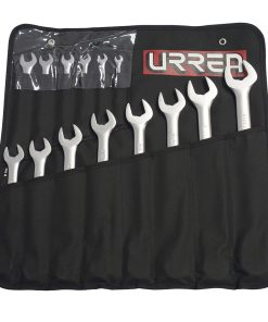 Juego 14 llaves combinadas satinadas 12 puntas pulg Urrea