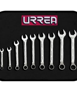 Juego 9 llaves combinadas cortas pulgadas Urrea