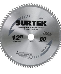 Disco para sierra circular 12 in 80 dientes Surtek