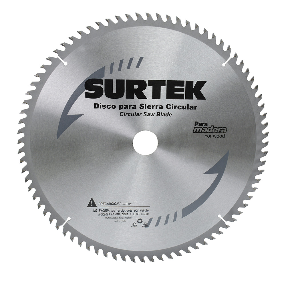 Disco para sierra circular 14 in 60 dientes Surtek