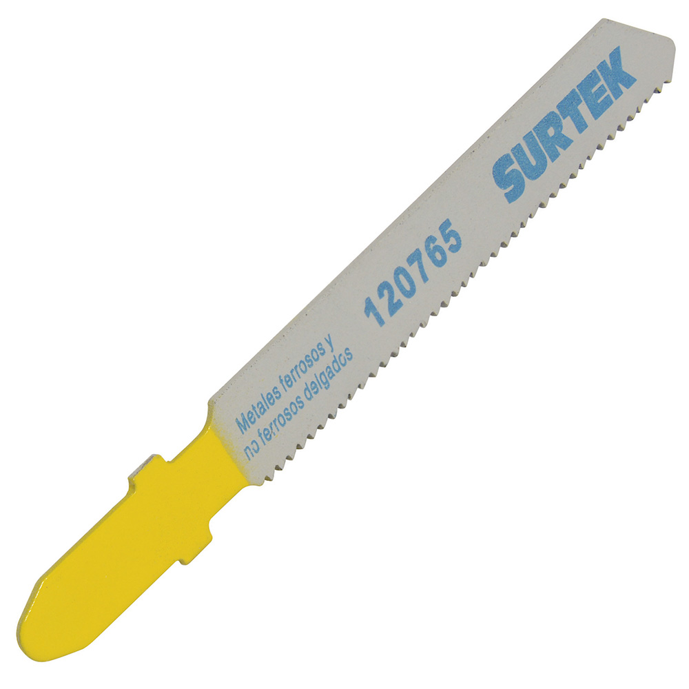 Segueta sierra caladora 21 dientes/pulg zanco T 5pzs Surtek