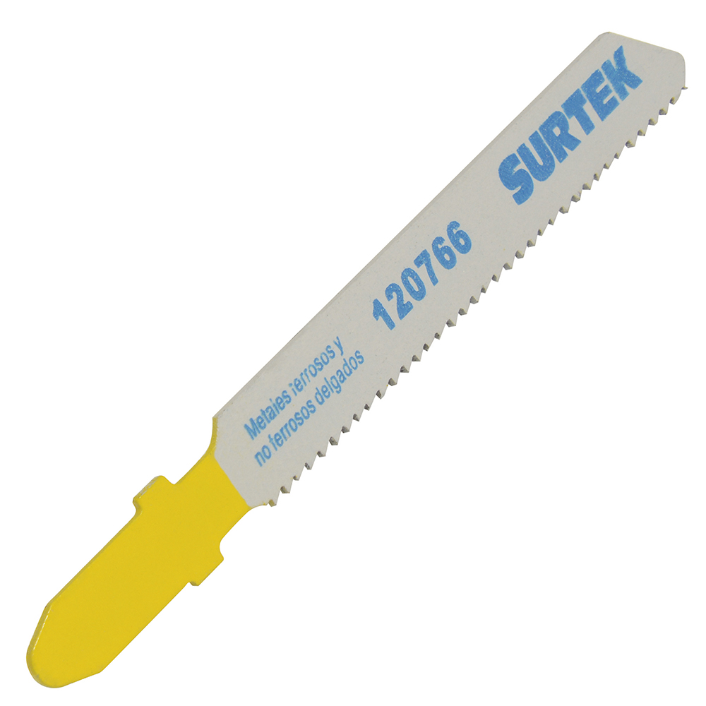 Segueta sierra caladora 18 dientes/pulg zanco T 5pzs Surtek