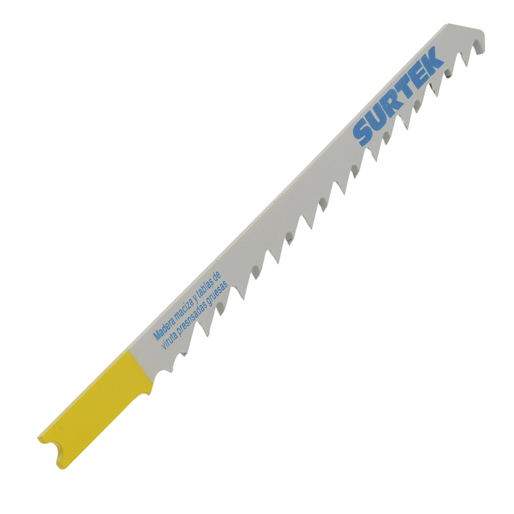 Segueta sierra caladora 6 dientes/pulg zanco U 5pzs Surtek