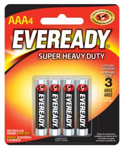 Pila alcalina marca Eveready® AAA con 4 piezas Surtek