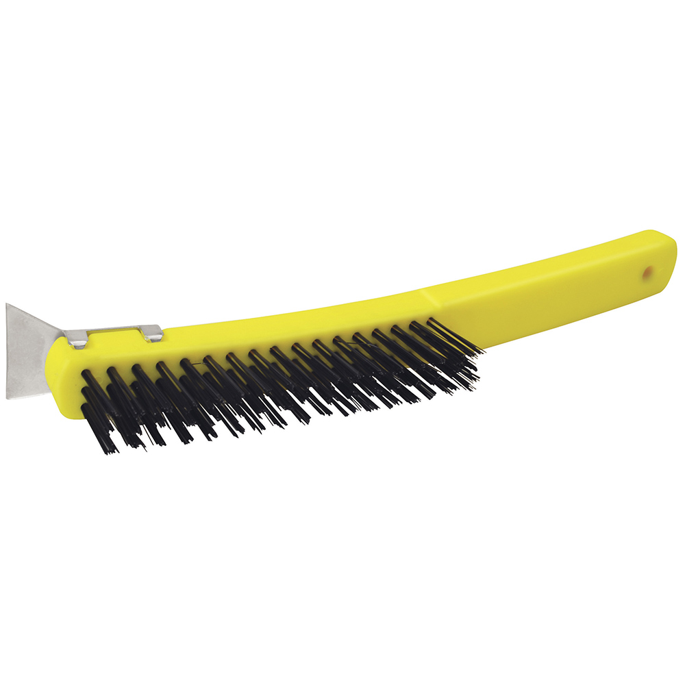 Cepillo alambre 3 in x 17 in con rasqueta Surtek