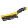 Cepillo alambre 4 in x 16 in mango bimaterial Surtek