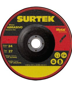 Disco t/27 metal 7x1/4 in Surtek