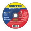 Disco t/27 metal 4-1/2x1/8 in Surtek