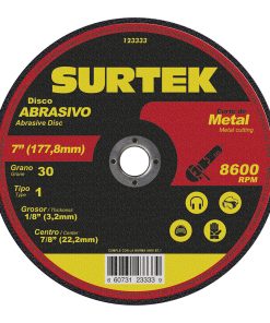 Disco t/1 metal 7x1/8 in Surtek