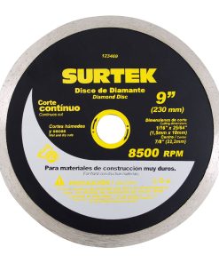 Disco de diamante corte continuo 4 1/2 in Surtek