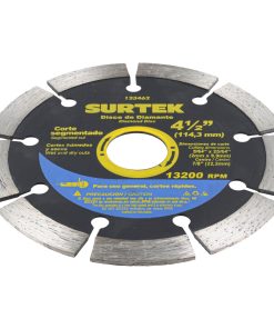 Disco de diamante corte segmentado 4 1/2 in Surtek