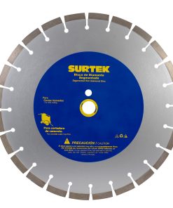 Disco de diamante Segmentado de 16 in con centro de 1 in Surtek