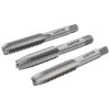 Juego de 3 machuelos de acero al carbón M8 x 1.25 Surtek