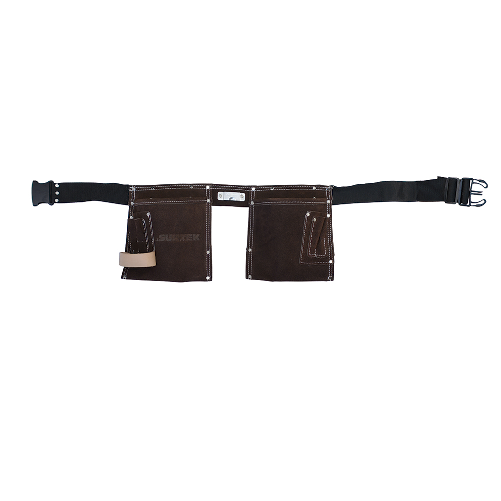 Estuche portaherramientas cuero con cinto 10 comp Surtek