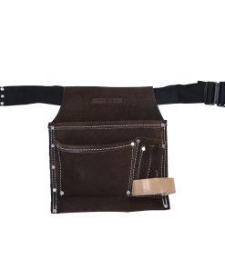 Surtek Estuche portaherramientas cuero cinto 3 compart