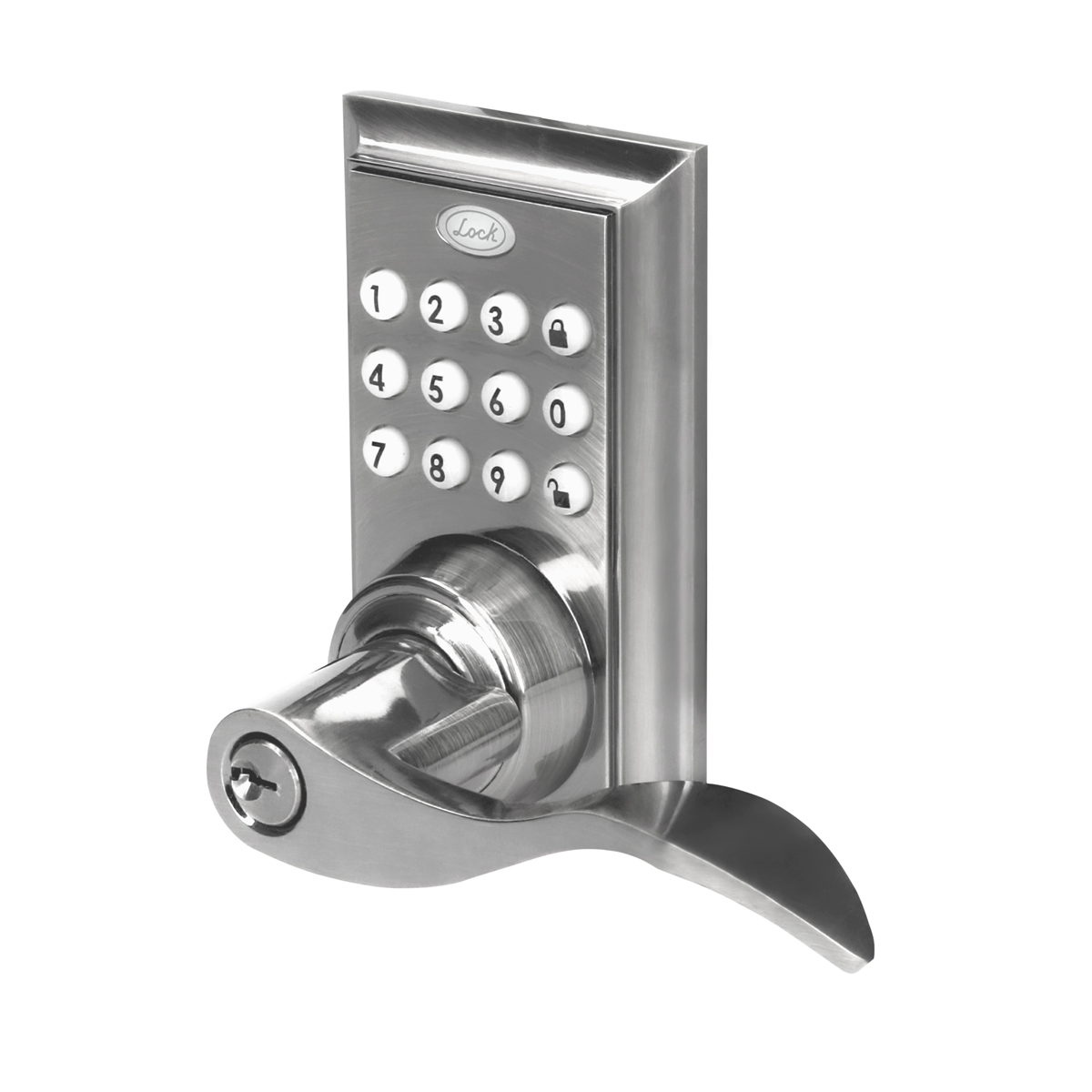 Cerradura digital tipo botón con manija Lock