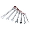 Juego 7 llaves combinadas matraca flexibles pulgadas Urrea