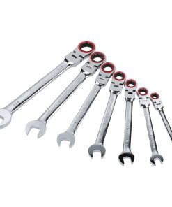 Juego 7 llaves combinadas matraca flexibles pulgadas Urrea
