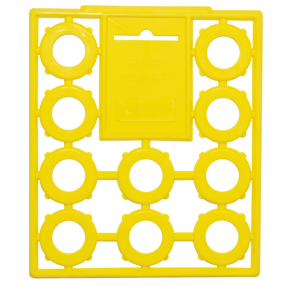 Juego de 10 empaques de hule para mangueras Surtek