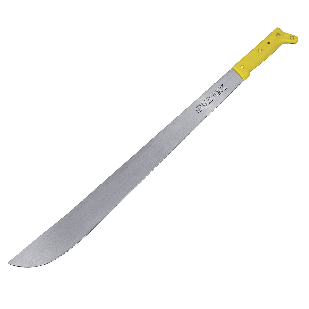 Machete cacha amarilla tipo recto 20 in Surtek