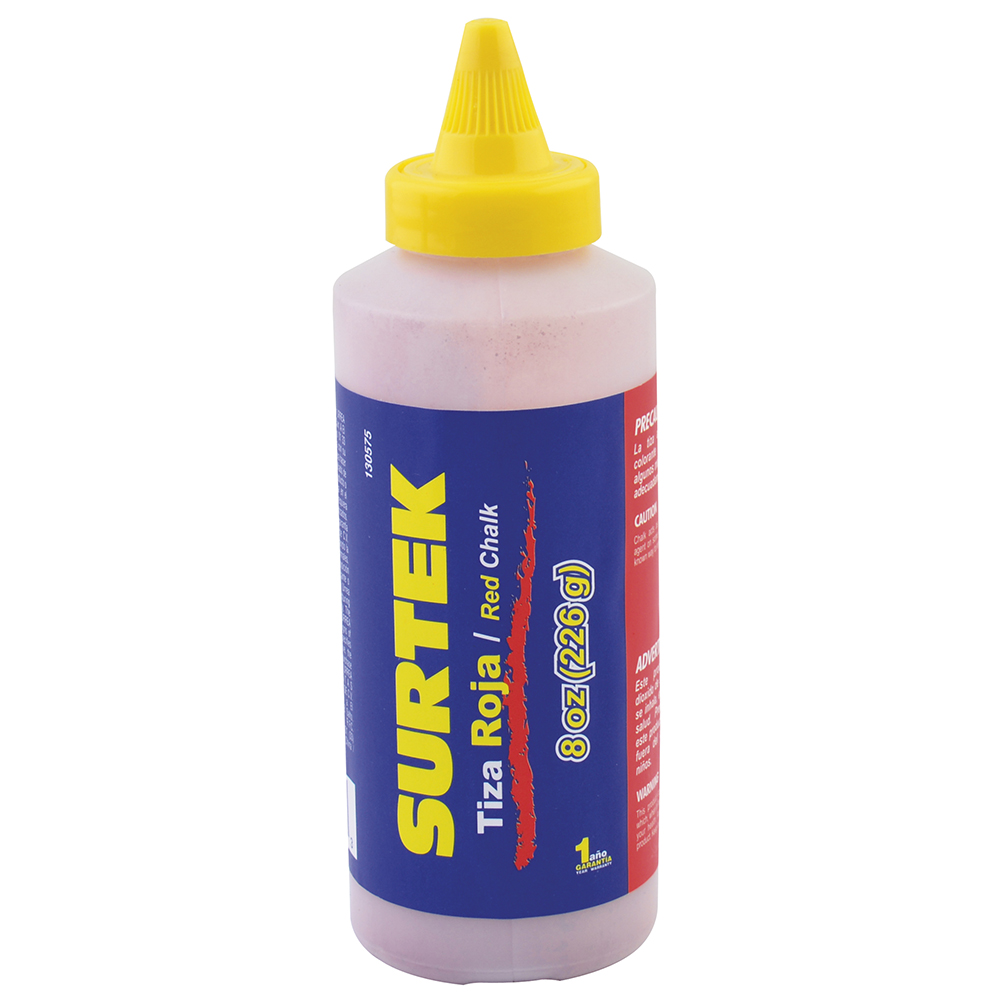 Tiza roja 8oz Surtek