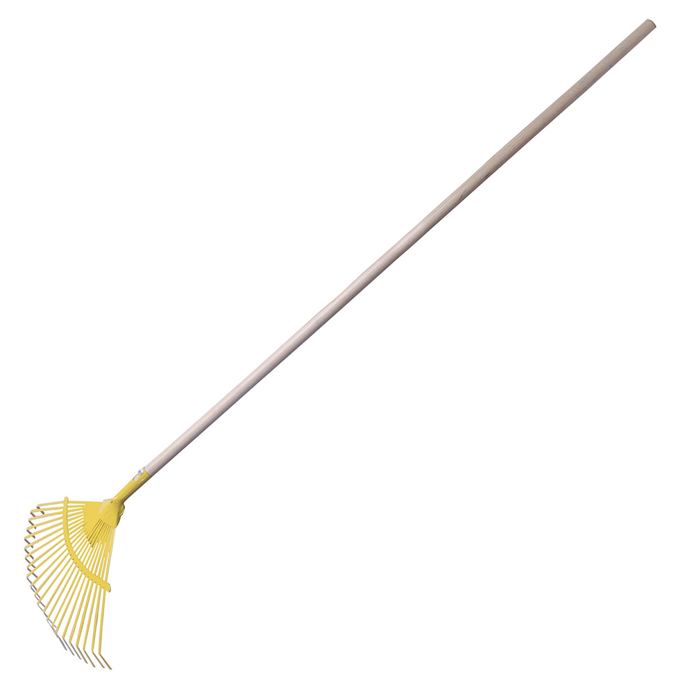 Escoba jardin metal 22dt curva Surtek