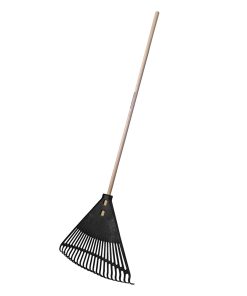 Escoba plástica color negro para jardín 22 dientes Surtek