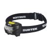 Surtek Linterna cabeza recargable 200 lm sensor movimiento