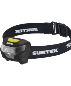 Surtek Linterna cabeza recargable 200 lm sensor movimiento