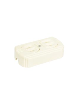 Contacto dúplex de superficie polarizado 15A 127V Surtek