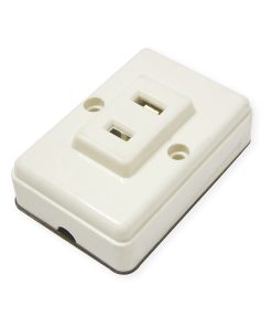 Contacto sencillo visible cuadrado 6A 127V Surtek