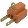 Adaptador clavija PVC de aterrizado a polarizado Surtek