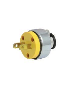 Clavija blindada con abrazadera polarizada 15A 127V Surtek