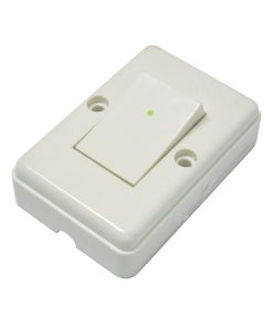 Apagador sencillo visible cuadrado 6A 127V Surtek