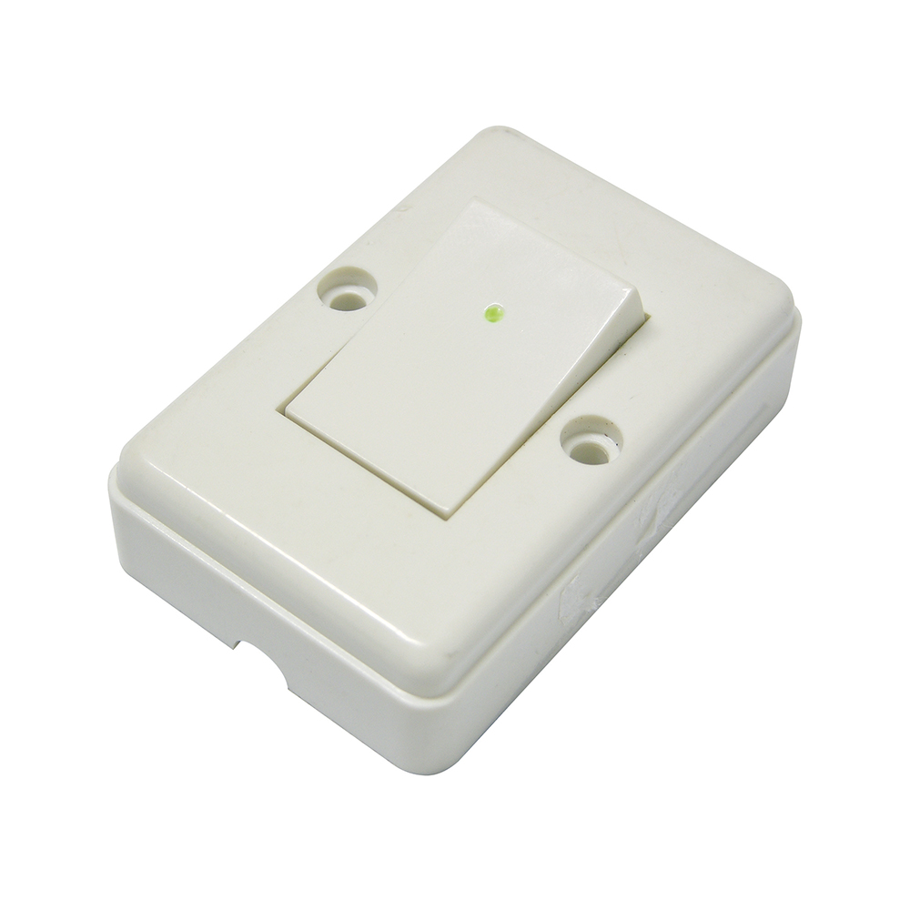 Apagador sencillo visible cuadrado 6A 127V Surtek