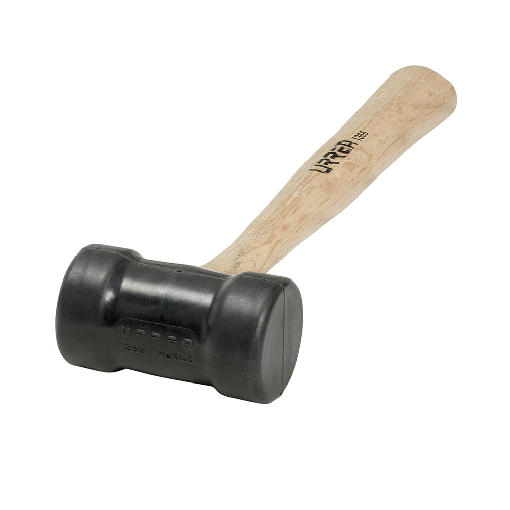 Mazo cabeza de hule negro 8oz Urrea