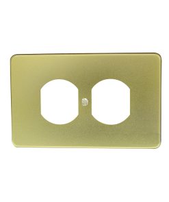 Placa de aluminio para contacto dúplex Surtek