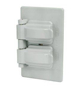 Placa plástico para intemperie para contacto dúplex Surtek