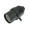 Portalámpara con apagador de paso negro 250V Surtek