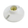 Portalámpara de porcelana redondo para techo 3 in 127V Surtek