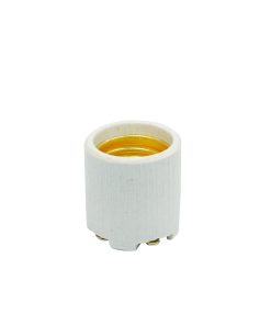 Portalámpara de porcelana sencillo 250V Surtek