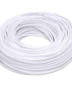 Cable eléctrico tipo POT Cal. 2 x 14 100mt blanco Surtek
